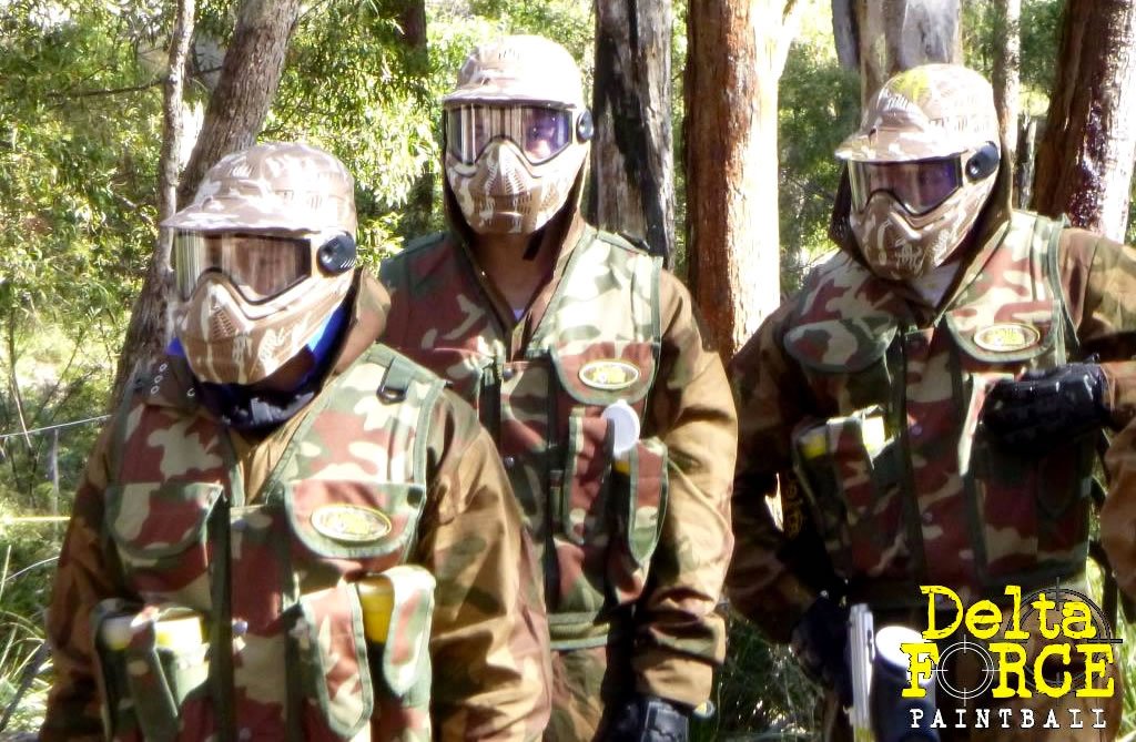 Aussie Men's Rugby 7's team in Delta Force Paintball - Appin